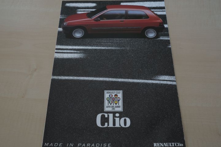 Renault Clio Prospekt 01/1991