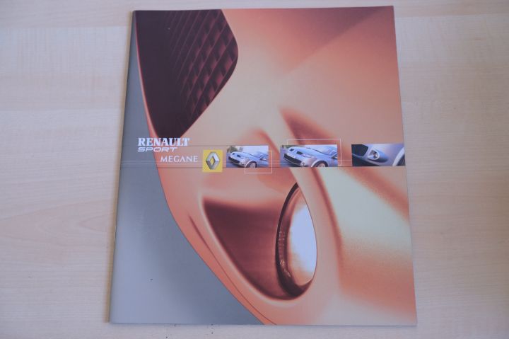 Renault Megane RS 2.0 16V Turbo 224PS Prospekt 03/2004
