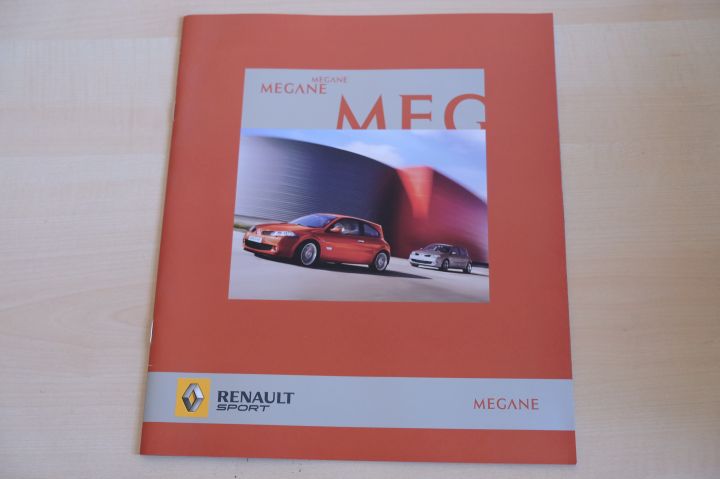 Renault Megane RS 2.0 16V Turbo 224PS Prospekt 01/2006