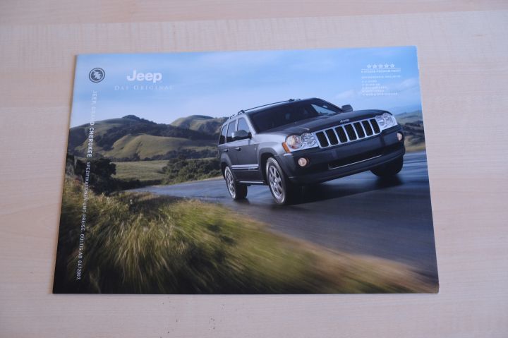 Jeep Grand Cherokee - Preisliste & tech. Daten & Ausstattungen - Prospekt 03/2007