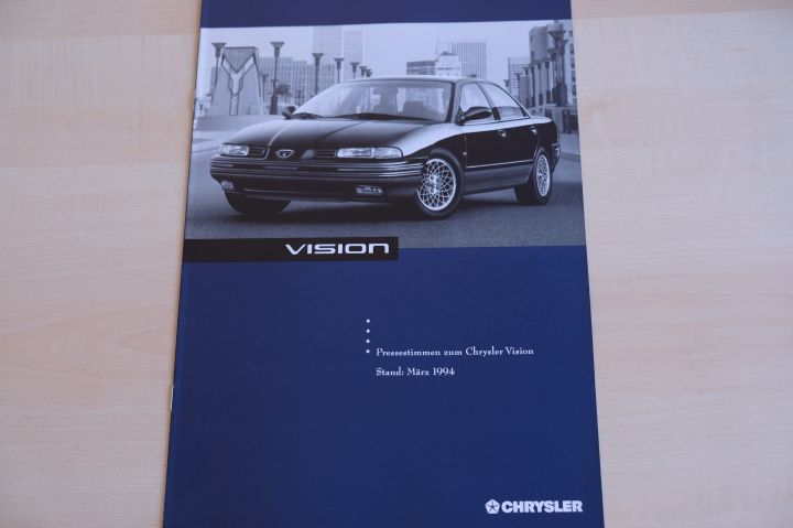 Chrysler Vision - Pressestimmen - Prospekt 03/1994