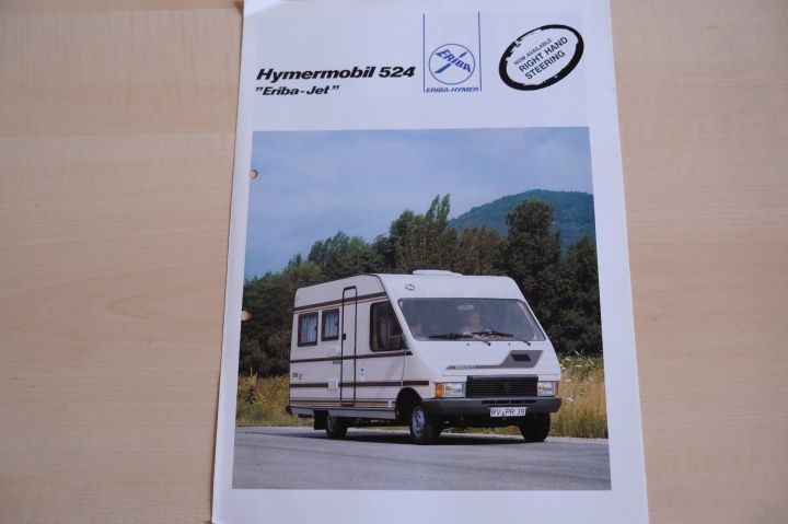Renault Master - Hymer Hymermobil 524 - Prospekt 198?