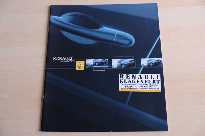 Renault Laguna - Österreich - Prospekt 03/2002
