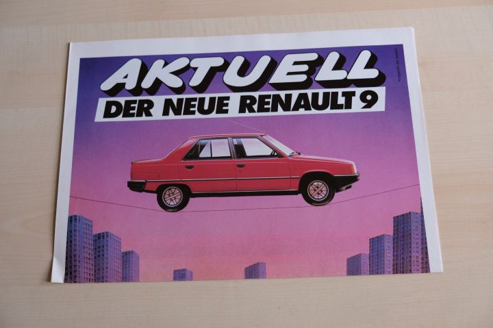 Renault R 9 - aktuell - Prospekt 198?