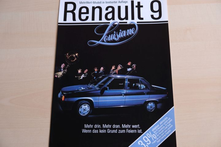 Renault R 9 - Louisiane - Prospekt 198?