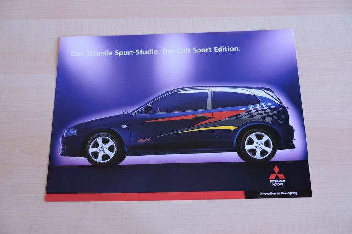 Mitsubishi Colt - Sport Edition - Prospekt 04/1999