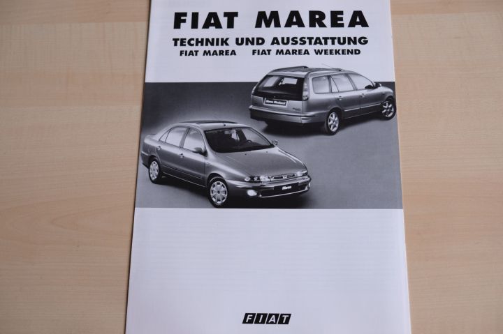 Fiat Marea - technische Daten & Ausstattungen - Prospekt 03/2001