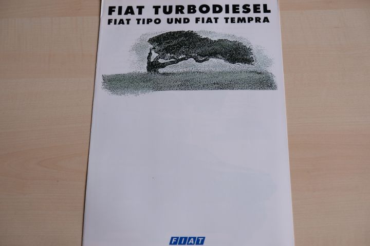 Fiat Tipo + Tempra - Turbo Diesel - Prospekt 04/1992