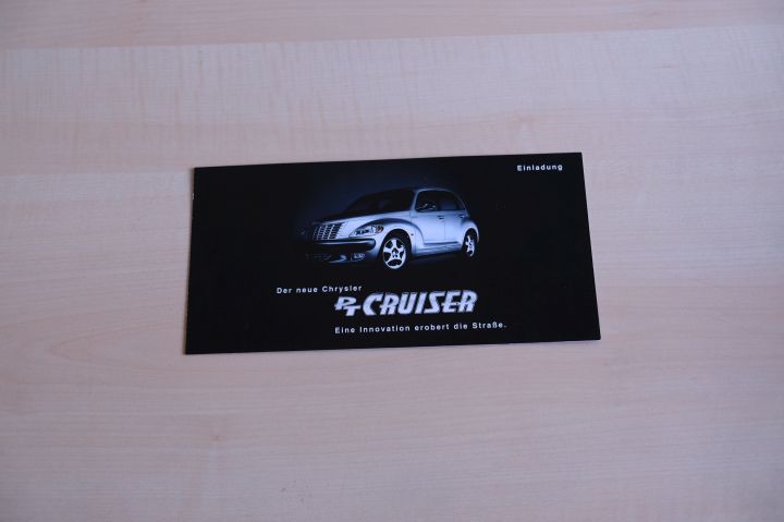 Chrysler PT Cruiser - Einladung - Prospekt 2000