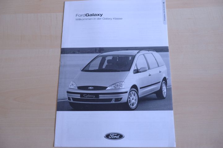 Ford Galaxy - Preisliste & Extras - Prospekt 09/2000
