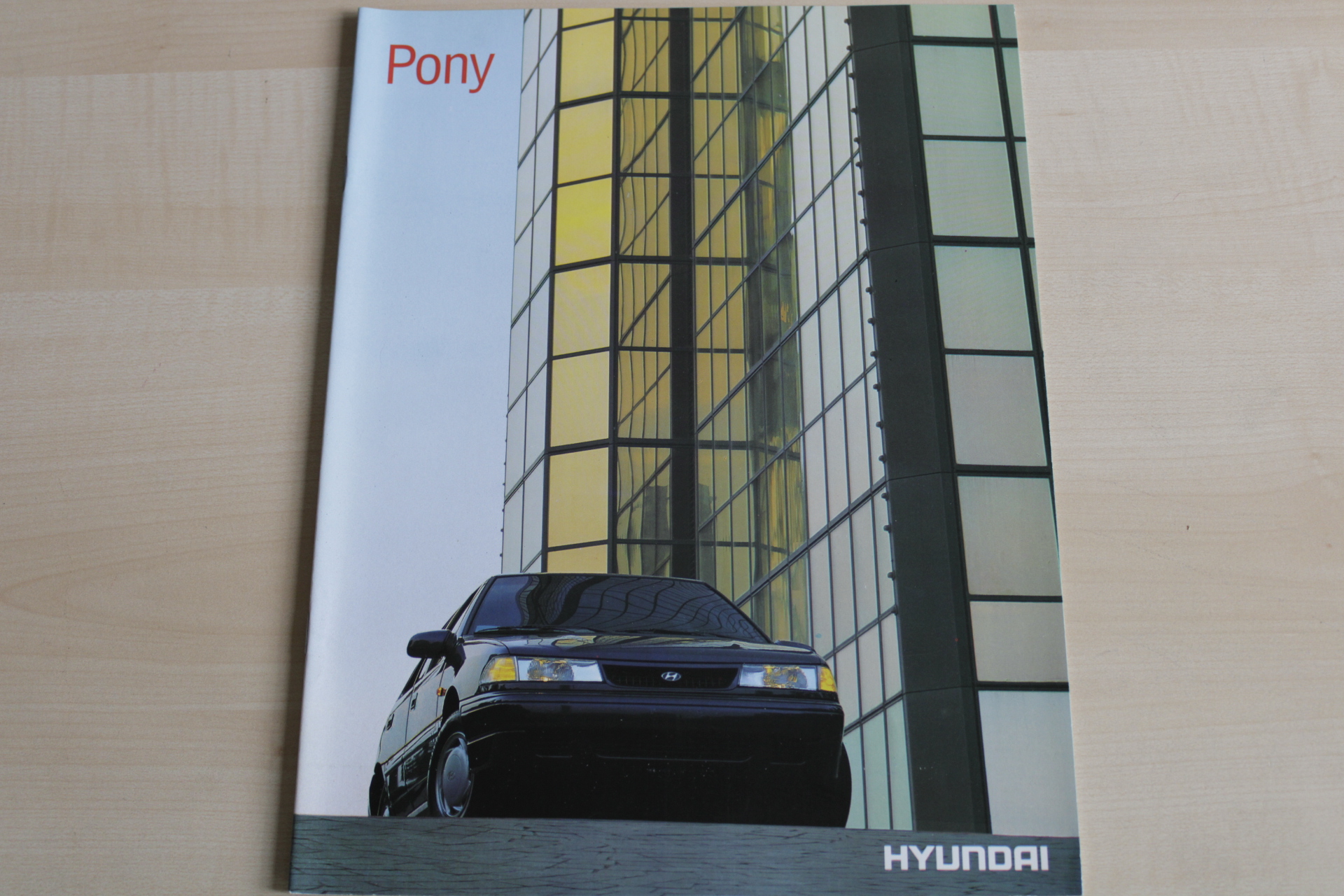 Hyundai Pony Prospekt 199?