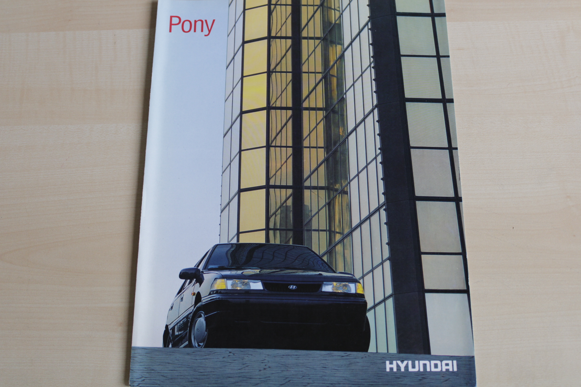 Hyundai Pony Prospekt 199?