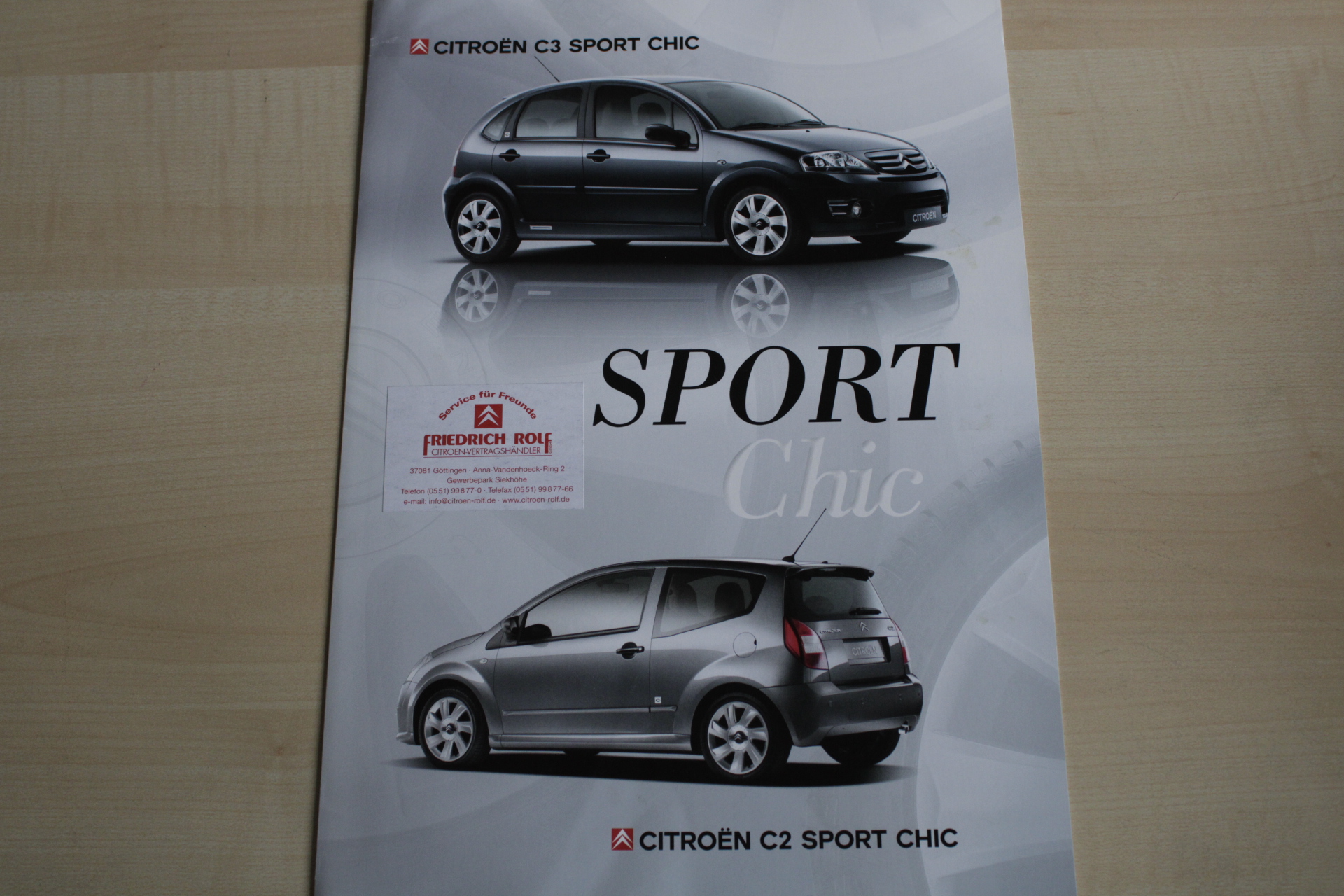 Citroen C2 + C3 - Sport Chic - Prospekt 10/2006