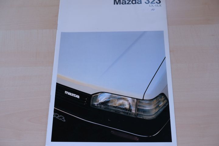 Mazda 323 LX GLX Prospekt 09/1987