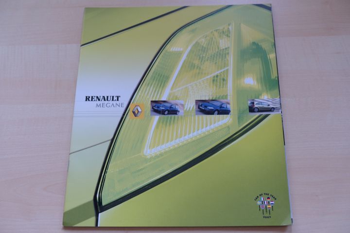 Renault Megane Prospekt 01/2003