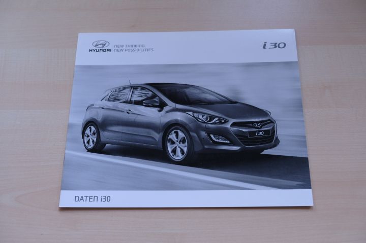 Hyundai i30 - Preisliste & t. Daten & Ausstattungen - Prospekt 02/2013
