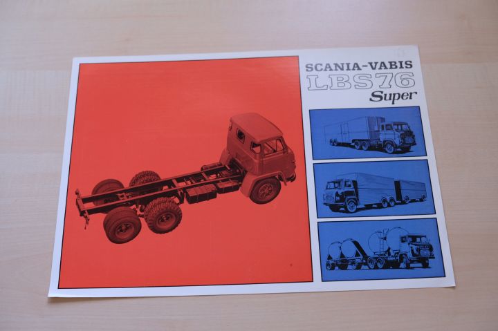 Scania Vabis LKW - LBS 76 Super - Prospekt 196?