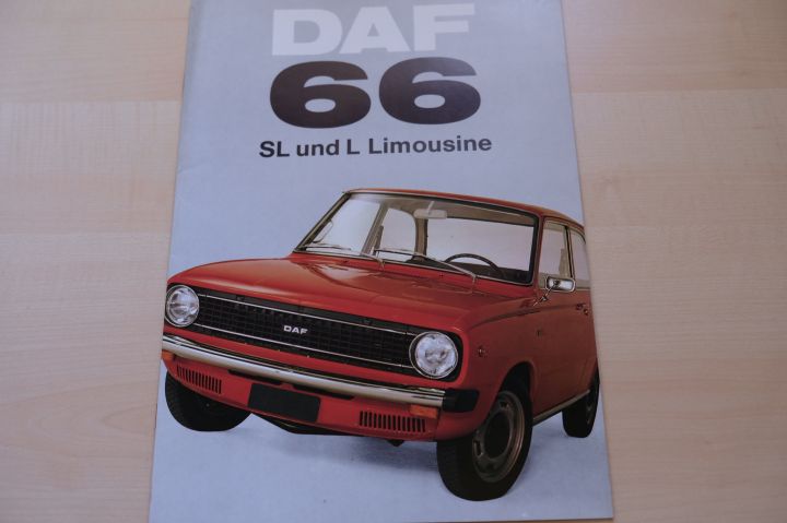 DAF 66 Limousine Prospekt 09/1972