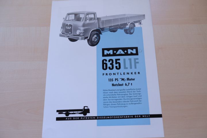 MAN LKW - 635 L1F - Prospekt 196?