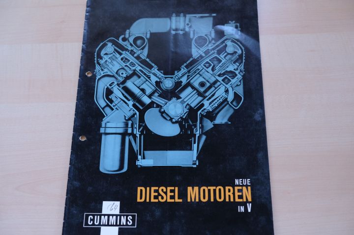 Cummins Diesel Motoren V Prospekt 09/1965
