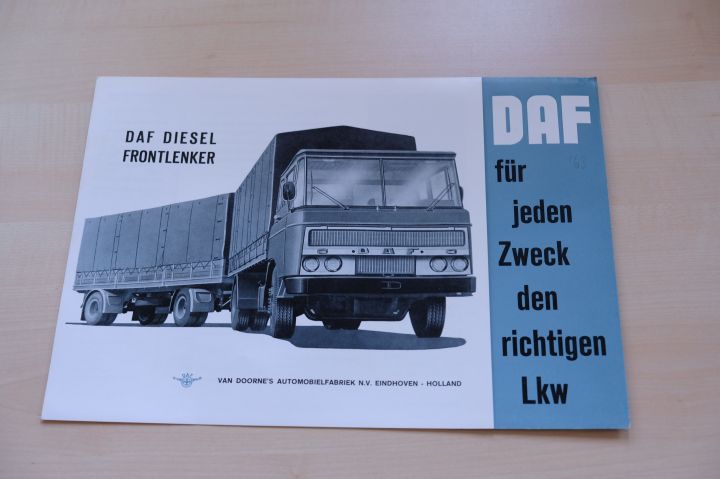 DAF LKW - Frontlenker - Prospekt 09/1962
