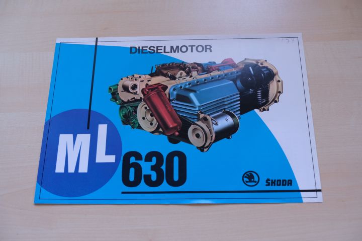 Skoda LKW - Dieselmotor ML 630 - Prospekt 197?
