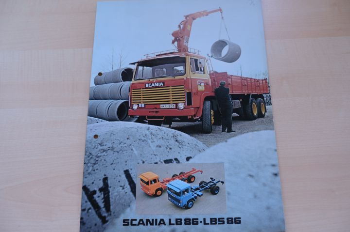 Scania LKW - LB LBS 86 - Prospekt 08/1975