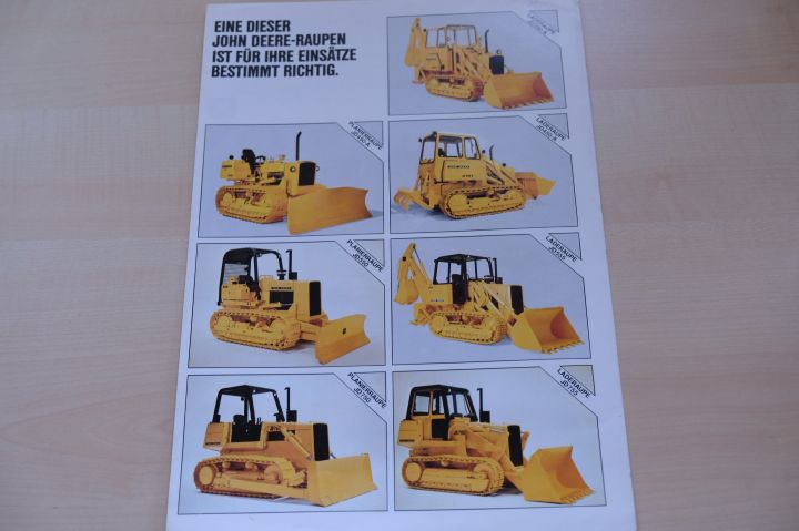 John Deere - Raupen - Prospekt 12/1976