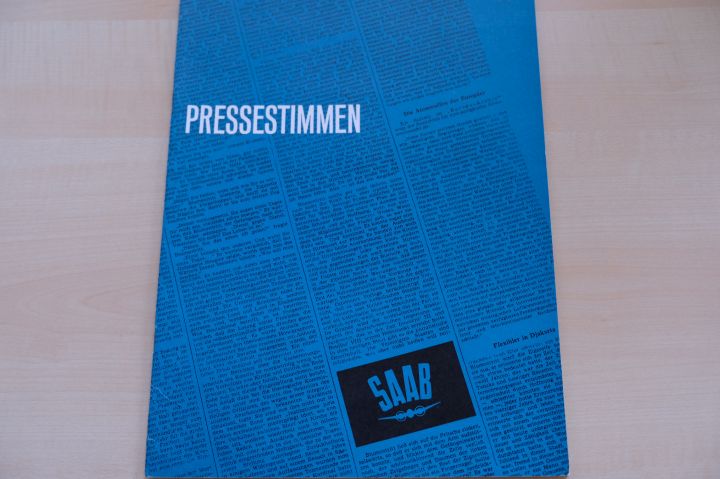 Saab 96 - Pressestimmen - Prospekt 09/1963