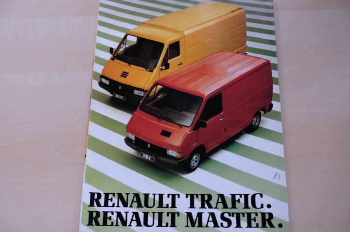 Renault Trafic - Master Prospekt 198?