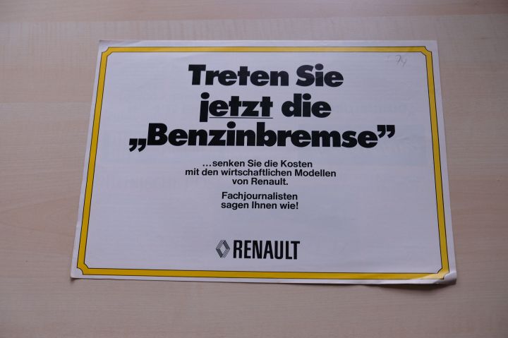 Renault R 6 - Benzinbremse - Prospekt 197?