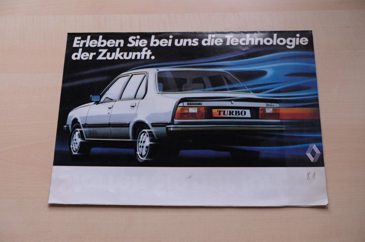 Renault R 18 Diesel + Turbo Prospekt 198?