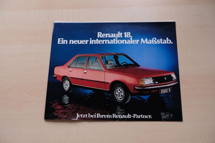 Renault R 18 Prospekt 197?