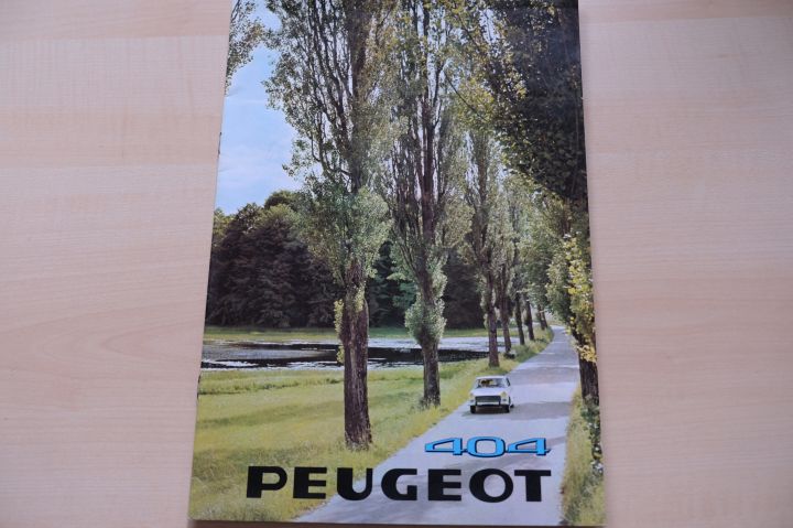 Peugeot 404 Limousine GT Prospekt 1969