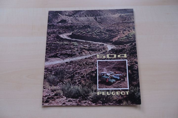 Peugeot 504 Break - Familiale - Commerciale Prospekt 1974