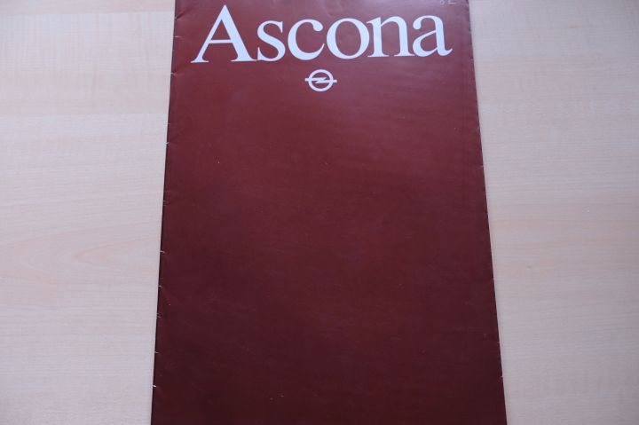 Opel Ascona Prospekt 11/1981