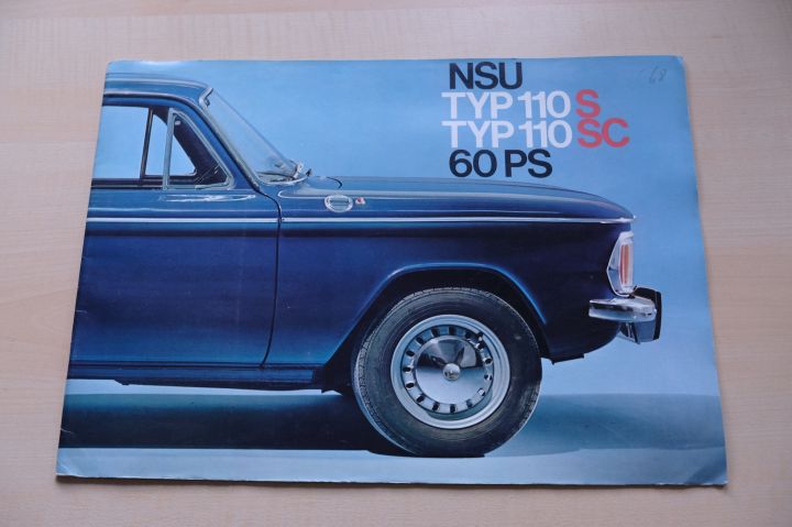 NSU Typ 110 S - 110 SC 60PS Prospekt 196?