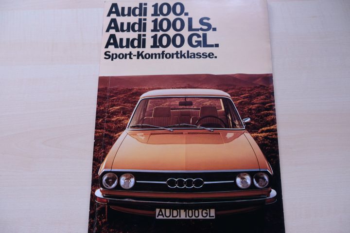 Audi 100 LS - GL Prospekt 08/1973