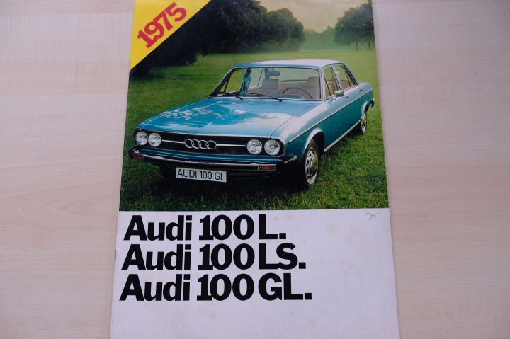 Audi 100 L - LS - GL Prospekt 01/1975