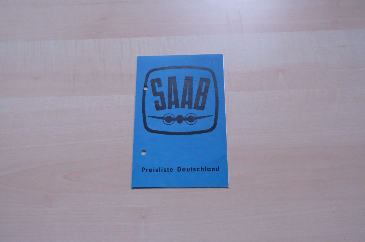 Saab 95 96 99 - Preisliste & Extras - Prospekt 196?