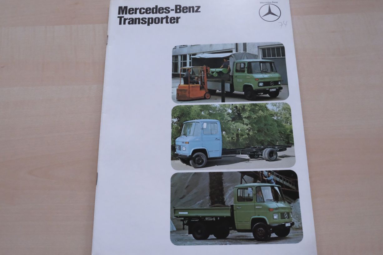 Mercedes Transporter Prospekt 09/1973