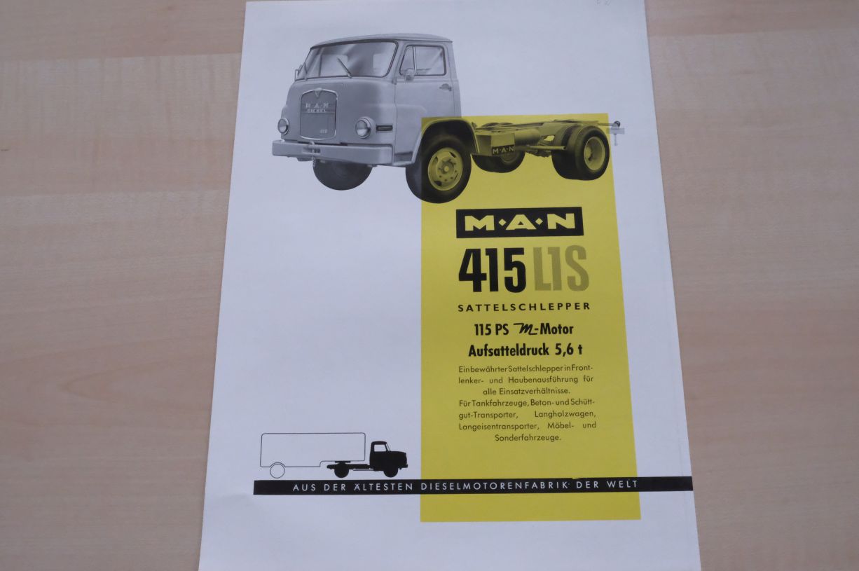 MAN LKW 415 L1S Prospekt 196?