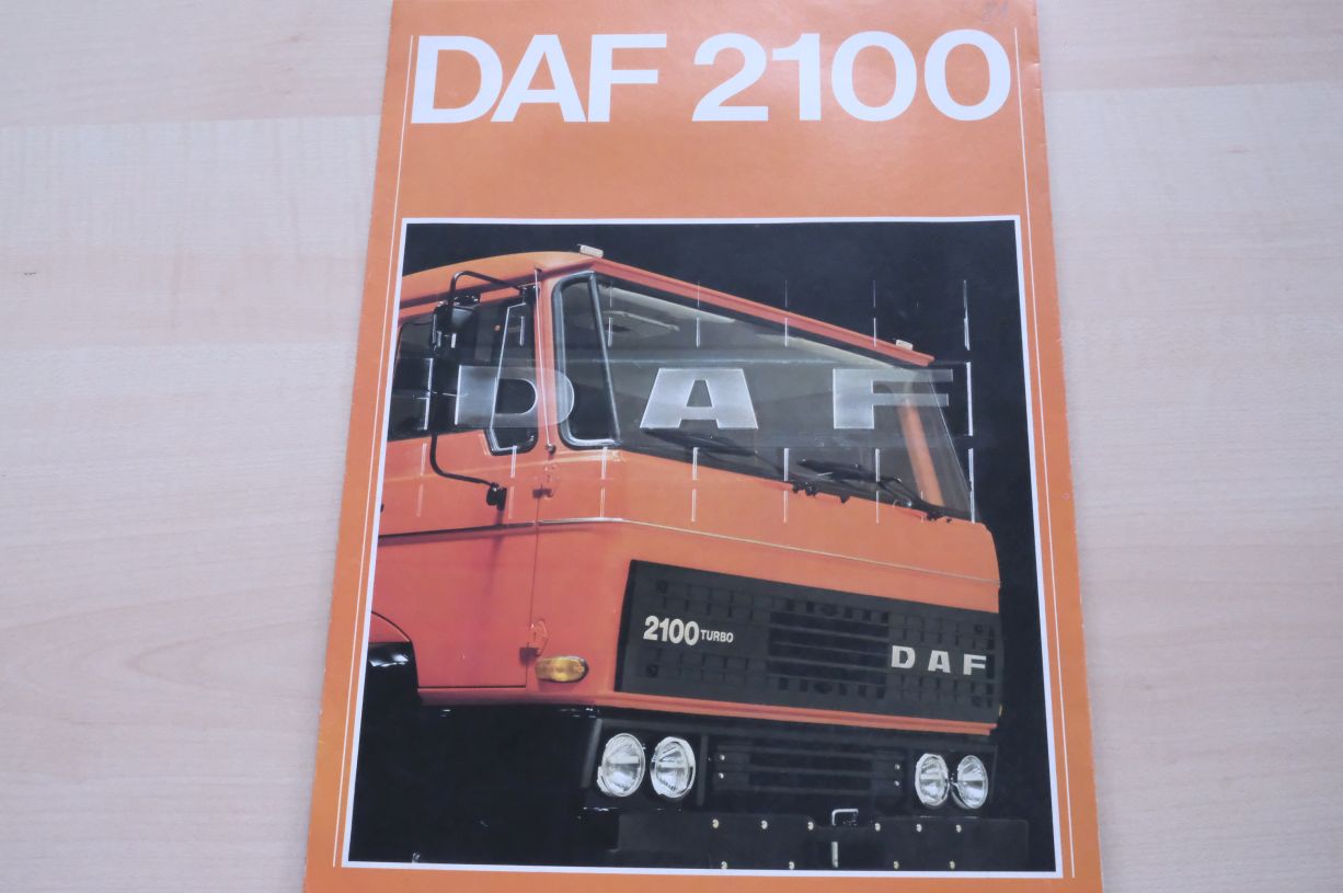 DAF LKW F 2100 Prospekt 04/1978