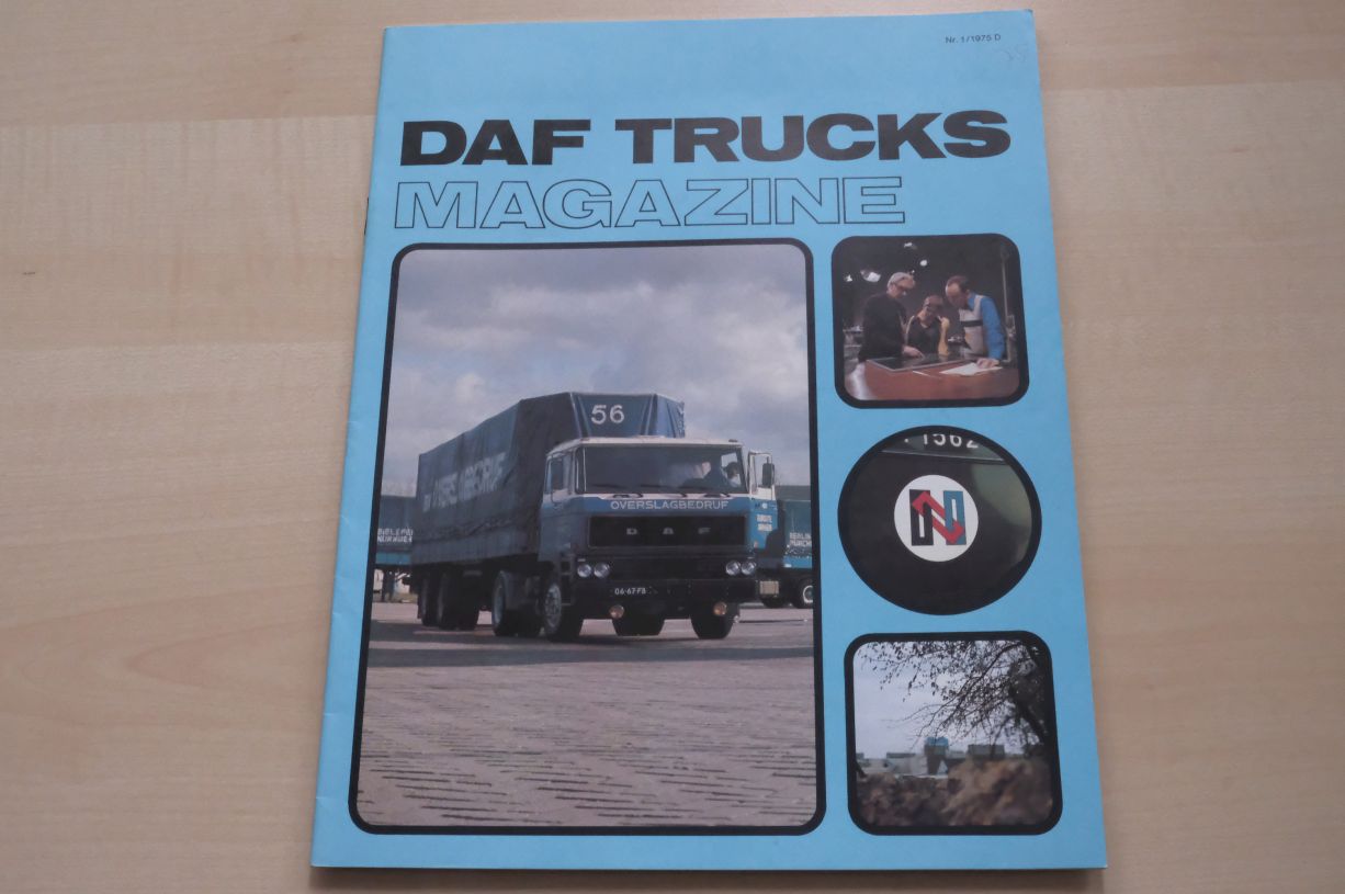 DAF LKW - Truck Magazine - Prospekt 01/1975