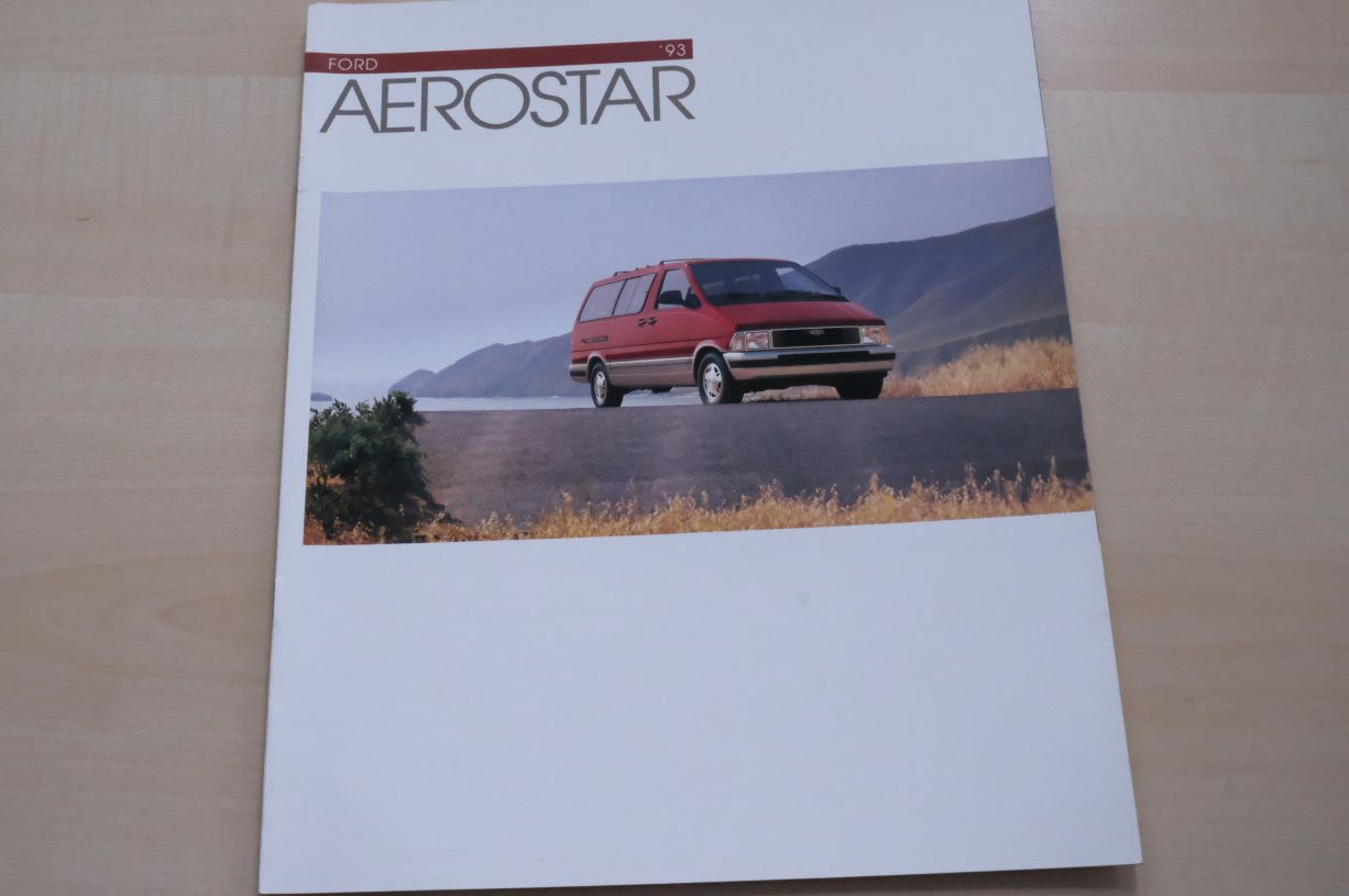 Ford Aerostar - USA - Prospekt 08/1992