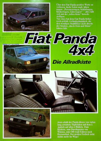 Fiat Panda 4x4 Prospekt 198?