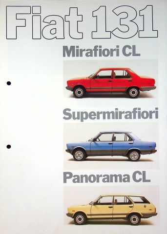 Fiat 131 Prospekt 04/1981