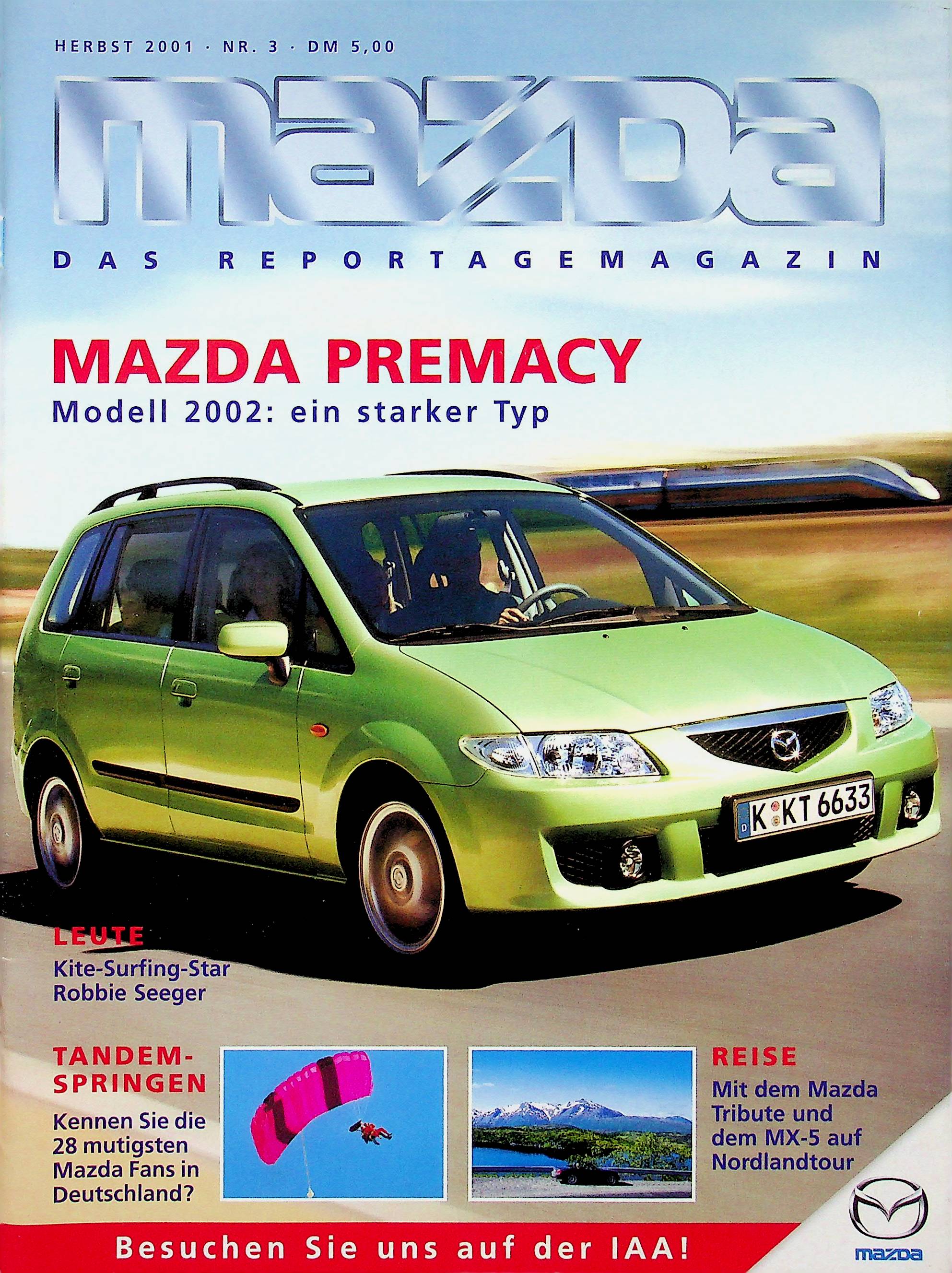 Mazda Premacy - Magazin - Prospekt 03/2001