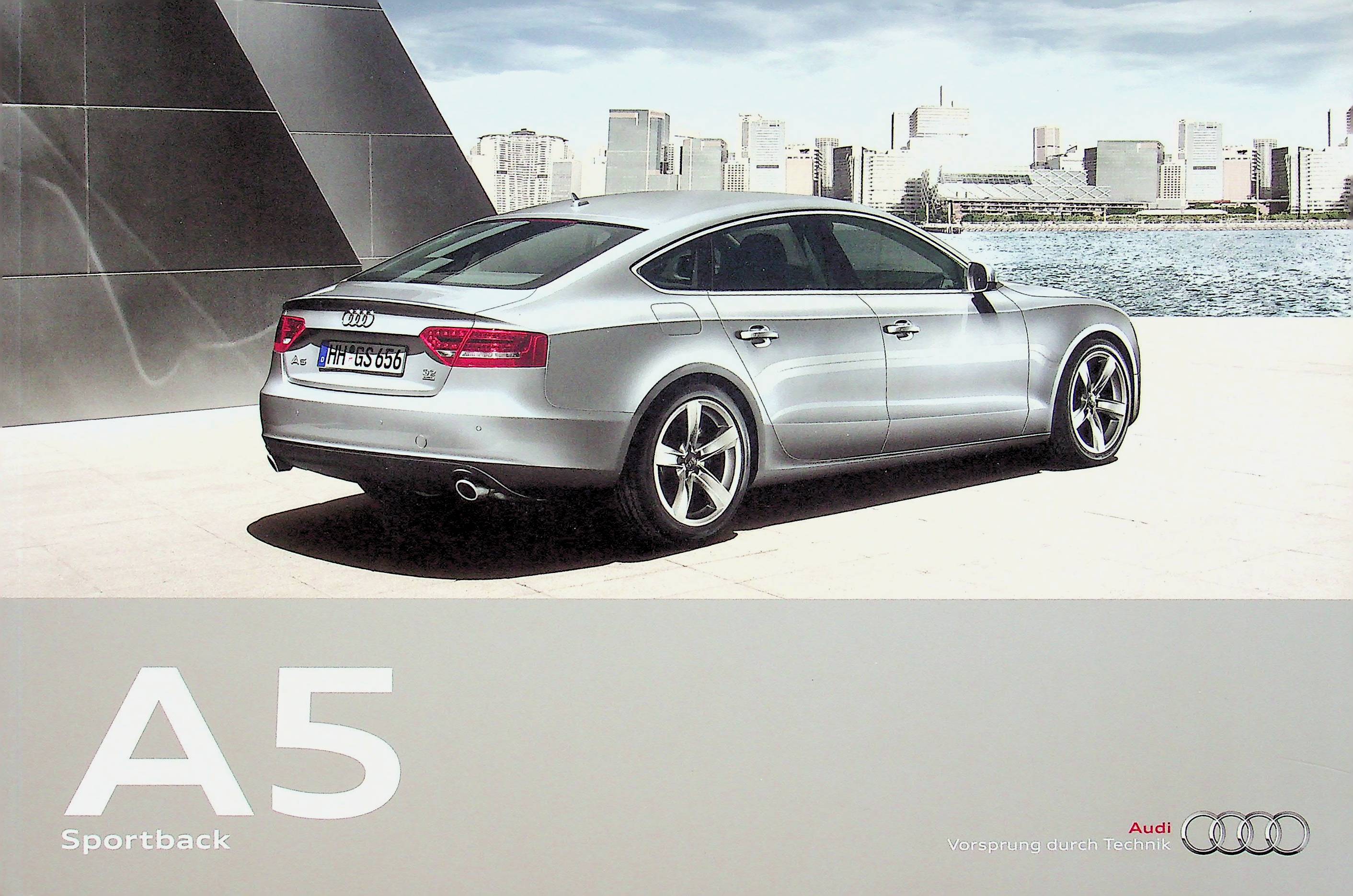 Audi A5 Sportback Prospekt 09/2009