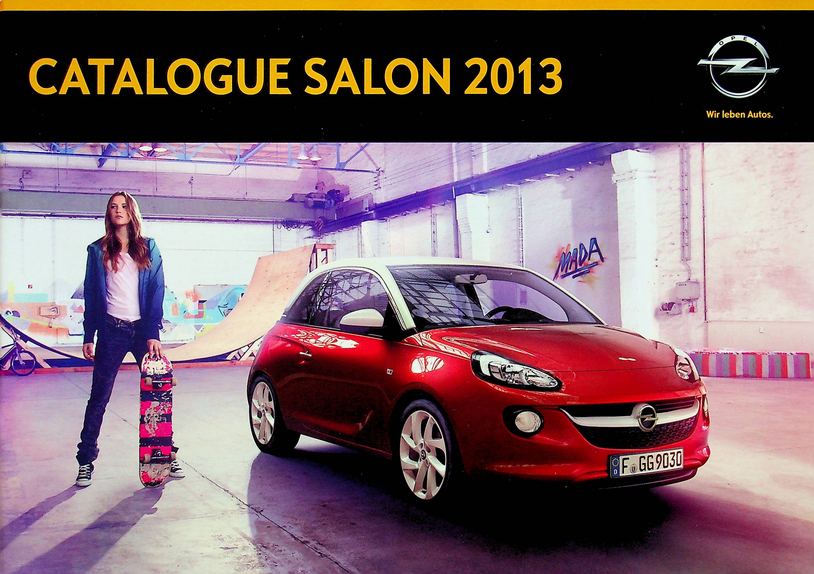 Opel Adam Astra Antara - Belgien - Prospekt 2013